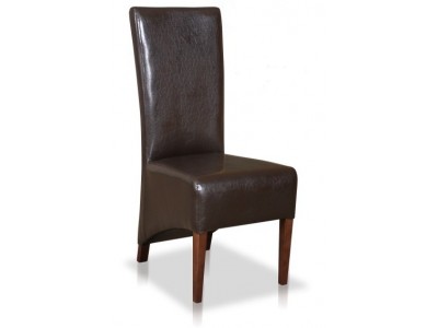 Tapicerowane krzesło z wysokim oparciem STB38