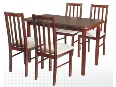 Stół zaowal Max 4 i krzesła BOSS 10