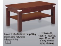 Drewniane ławy rozkładane - Hades SP z półką