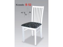 Białe krzesła drewniane Biały Szczebel B52