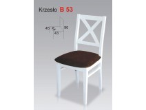 Białe krzesła kuchenne Biały Krzyż B53