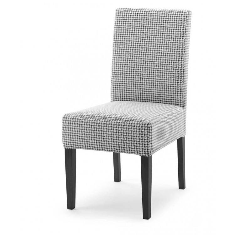 Krzesło tapicerowane szare Pepitka