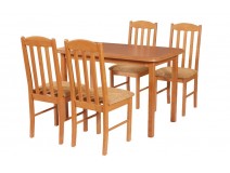 Stół zaowal Max 4 i krzesła BOSS 12