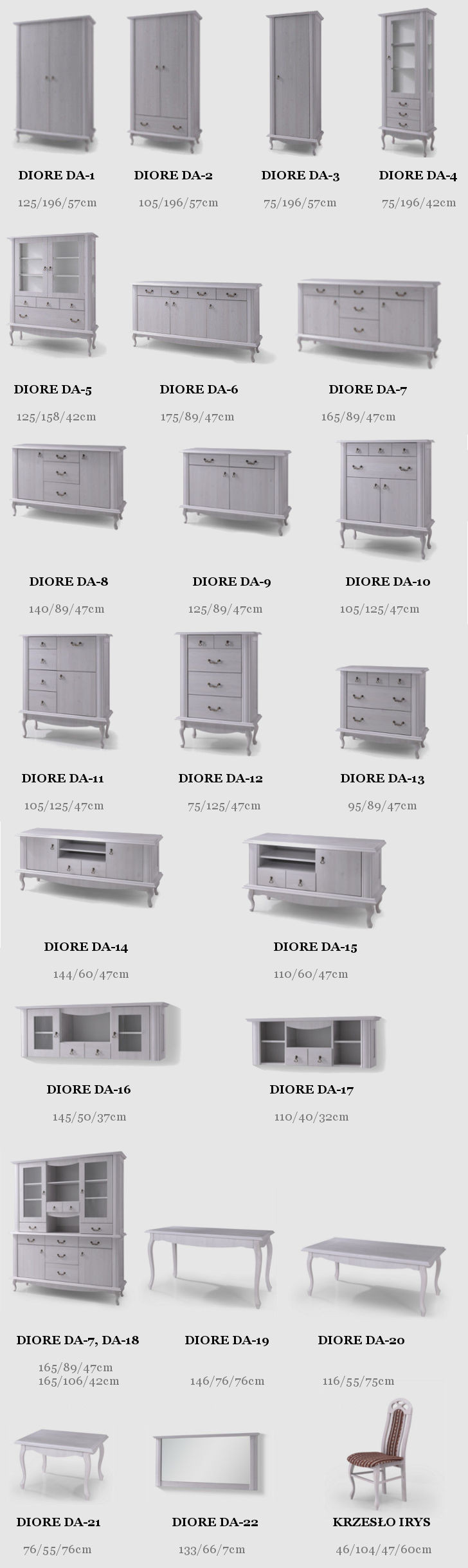 Elementy systemu Diore